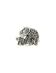 Sterling Silver -Pin Marcasite Elephant MP025
