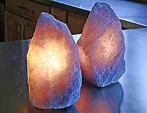 Solay Rare Persian Rose Quartz Look Lamps (2-3lbs)