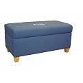 Kids Personalized Storage Bench - Denim