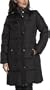 MICHAEL Michael Kors Women's 3/4 Down With Faux Fur Hood,Black,Small