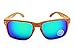 W107-vp Style Vault Sport Flash Mirror Sunglasses (B1738F Woody Brown-Emerald Mirror, mirrored)