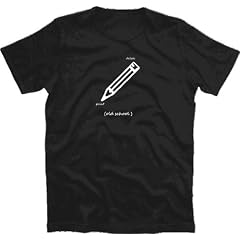 Print Delete Oldschool - Bleistift T-Shirt