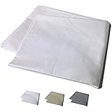 Body Pillowcase, 400 Thread Count, 100% Cotton, Non-zippered 20 x 54 Body Pillow Cover, White