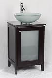 Contemporary Bathroom Vanity Cabinet Vessel Sink Faucet CBV9011g