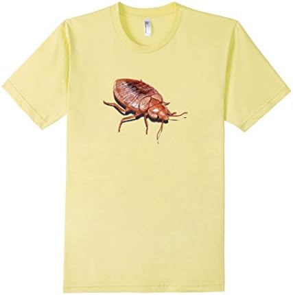 Men's Big Disgusting Bed Bug on a Tee Shirt 3XL Lemon