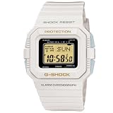Casio Midsize G-Shock Tough Culture Limited Edition White Solar Digital Watch #G5500C-7 by Casio