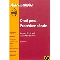 Droit p�nal, Proc�dure p�nale