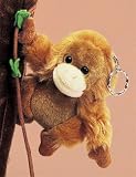 Plush Short Haired Orangutan Keychain 5"