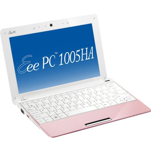 ASUS Eee PC Seashell 1005HA-MU17-PI 10.1-Inch Pink Netbook - 8.5 Hours of Battery Life (Windows 7 Starter)