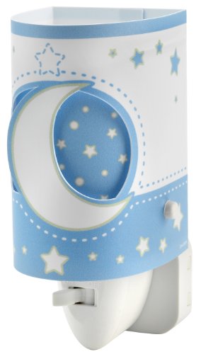 Dalber 63235TL Nachtlicht Blauer Mond Kinderzimmer Lampe Leuchte
