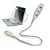 3 LED USB Flexible Laptop Light (Silver) - No Batteries Required