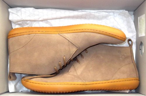 Size 7 Men's Gobi Vivobarefoot Light Brown Suede Lace Up Ankle Desert Boots