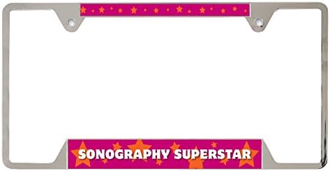 "Sonography Superstar" License Plate Holder