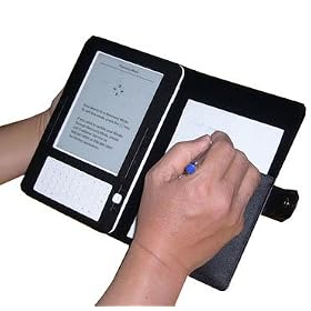 TrendyDigital MaxGuard Leather Cover for Amazon Kindle 2, Black