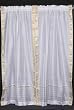 Indo White Rod Pocket Sari Sheer Curtain (43 in. x 84 in.)