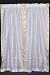 2 White Indian Saree Drapes, Panels, Curtains