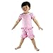 Wennikids Toddler Baby Girls Cotton Double Ruffle Shorts Pants 1-8t (L(5-6T), White)