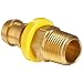 Anderson Metals Brass Push-On Hose Fitting, Connector, Barb x NPT Male