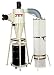JET 708654K JC-3CF 3 Horsepower 1,450 CFM 2 Stage Cyclone and Canister Dust Collector, 230-Volt 1 Phase
