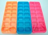 Plastic Coloured Ice Cube Trays 3/Set Buy 1 Get 1 FREE (KA0157) *Colour may vary or Duplicated*