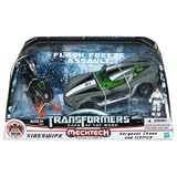 Transformers 3 Dark of the Moon Human Alliance Exclusive Flash Freeze Assault Sideswipe with Sergeant Chaos Icepick