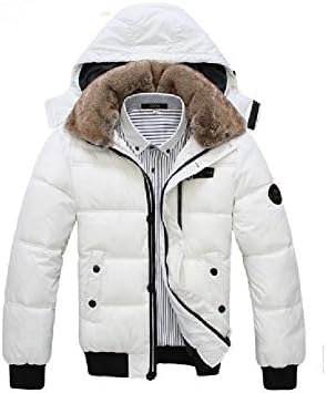 Men Winter Coat Jacket Down Coat Parka Outdoor Wear High Quality Plus White Size XL