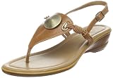 Annie Shoes Women's Puffy Slingback Sandal,Tan,10 WW US