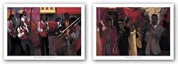 Festival and Duke's Dixieland Set by Ana Perpinya 36"x24" Art Print Poster
