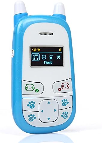 ECOOPRO® Child GSM Mobile Phone for Emergence call,Remote Sound Monitor and Gaming Time Control Great for Children (2-6 years old) Blue