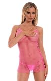 Fishnet dress with rhinestone accents Choose your color