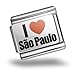 Italian Charms Original "I Love SãoPaulo