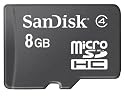 SanDisk 8GB microSDHC Card (SDSDQ-8192, Bulk Package)