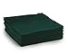 YOURTABLECLOTH Cloth Dinner Napkins100% Spun Polyester with Hemmed Edges 20x 20 Set of 12 (Forest Green)