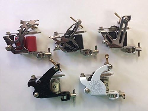 Wholesale price lot of 5 Assortment Great Quality Basic Coil Wrap Tattoo Machine Gun