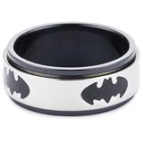 DC Comics Batman Mens Stainless Steel Spinner 
