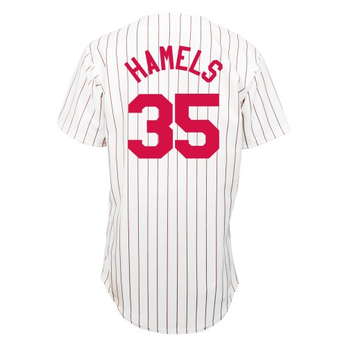 Cole Hamels Philadelphia Phillies Replica Home Jersey (Large)