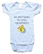 DO NOT MAKE ME CALL GRANDMA - BigBoyMusic Baby Designs - White, Blue or Pink Onesie / Baby T-shirt