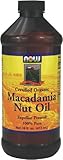 Now Foods Organic Macadamia Oil Pure, 16-Ounce