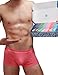 DAVID ARCHY Men's 7 Pack Colorful Widen Waistband Trunks Gift Box