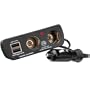 Multi-Use Vehicle Charger with Dual USB Ports and Dual 12 Volt Sockets - Magnadyne