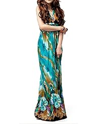 V-neck Polyester/Silk  Dress