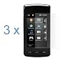 Clear Reusable LCD Screen Protector - 3 Packs for AT&T LG Vu CU920 Cell Phone