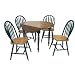 Price Comparison : 5 Piece Drop Leaf Dining Set, Green/Oak
