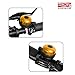 Arltb Mini Aluminum Bike Bell 20-22mm for Kids Durable Crisp Loud Anti Rust Fit Mini Bicycle Bells Handlebars Horn Accessories (5 Colors)