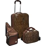Heys USA Luggage Weekender 3 Piece Set, Snake, 21 Inch