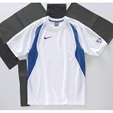 Nike T-Shirt Maenner, weiss/royal, L