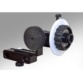 PROAIM Follow Focus FF-125 with Whip, Crank, Gear and 15mm Rail Set