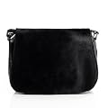 BACCINI Grosse Umh�ngetasche AMBER, Schultertasche - echt Leder - schwarz