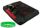 Lenovo S10-2 10.1-Inch Floral Sea Netbook Carrying Bag (Checkpoint-Friendly - Red / Black)