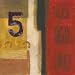 Abstract With #5 by Peter Zwick. Size 26.25 inches width by 28.00 inches height. High...